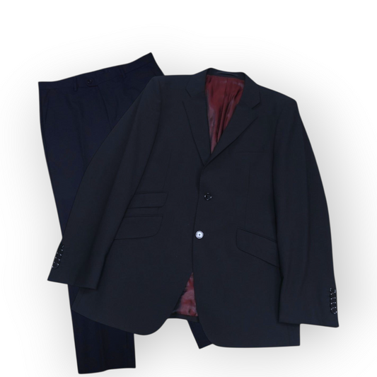 Jermyn  Hawkes & Curtis Street Black Suit 42"Chest
