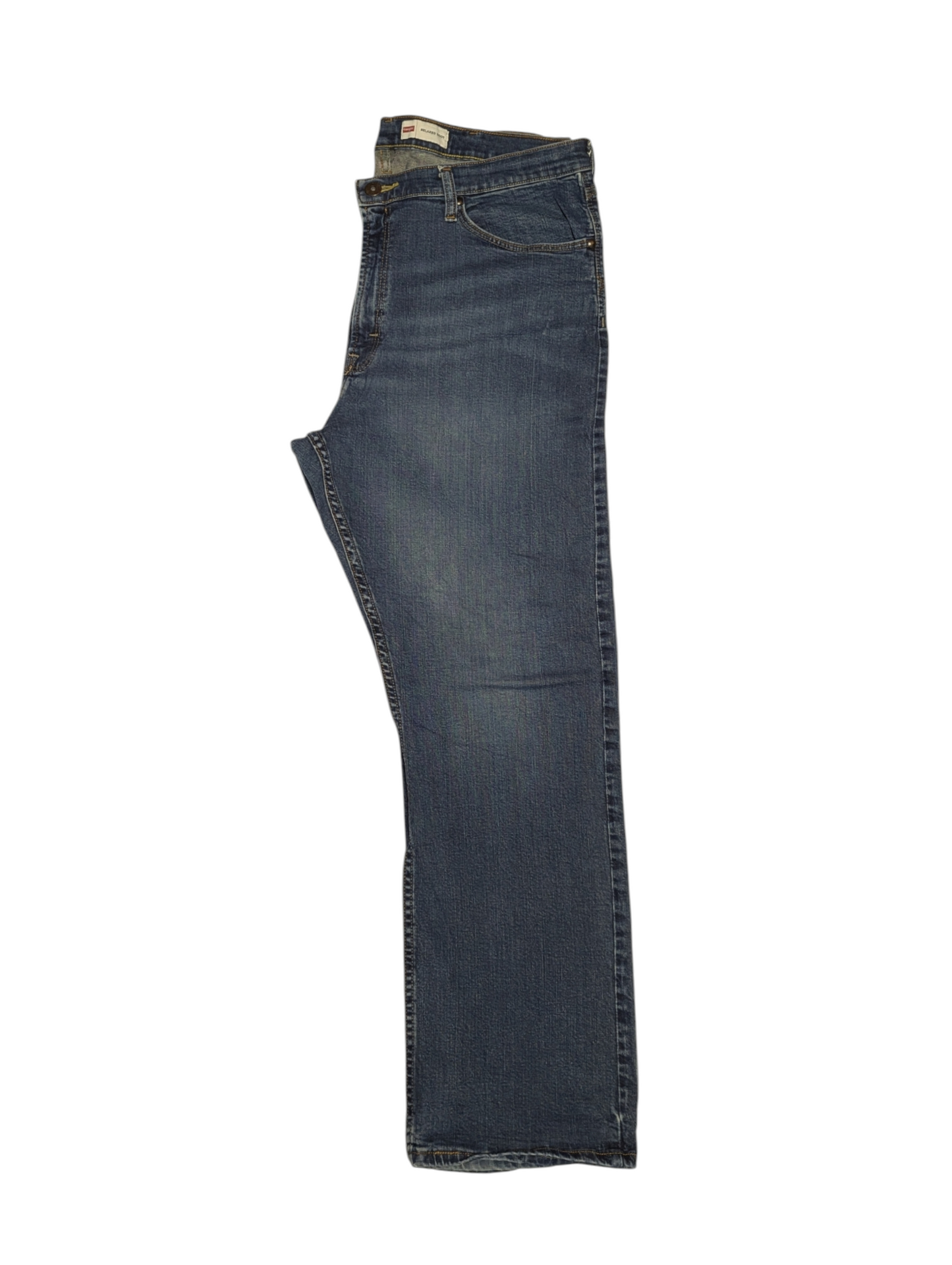 Wrangler Relaxed Bootcut Blue Faded Jeans 38" Waist