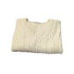 Ahead Preloved Cream Wool Cable Knit Jumper Medium