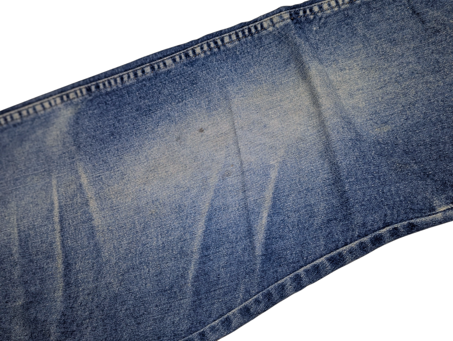 Wrangler Faded Blue Wash Straight Leg Baggy Fit Jeans 40"
