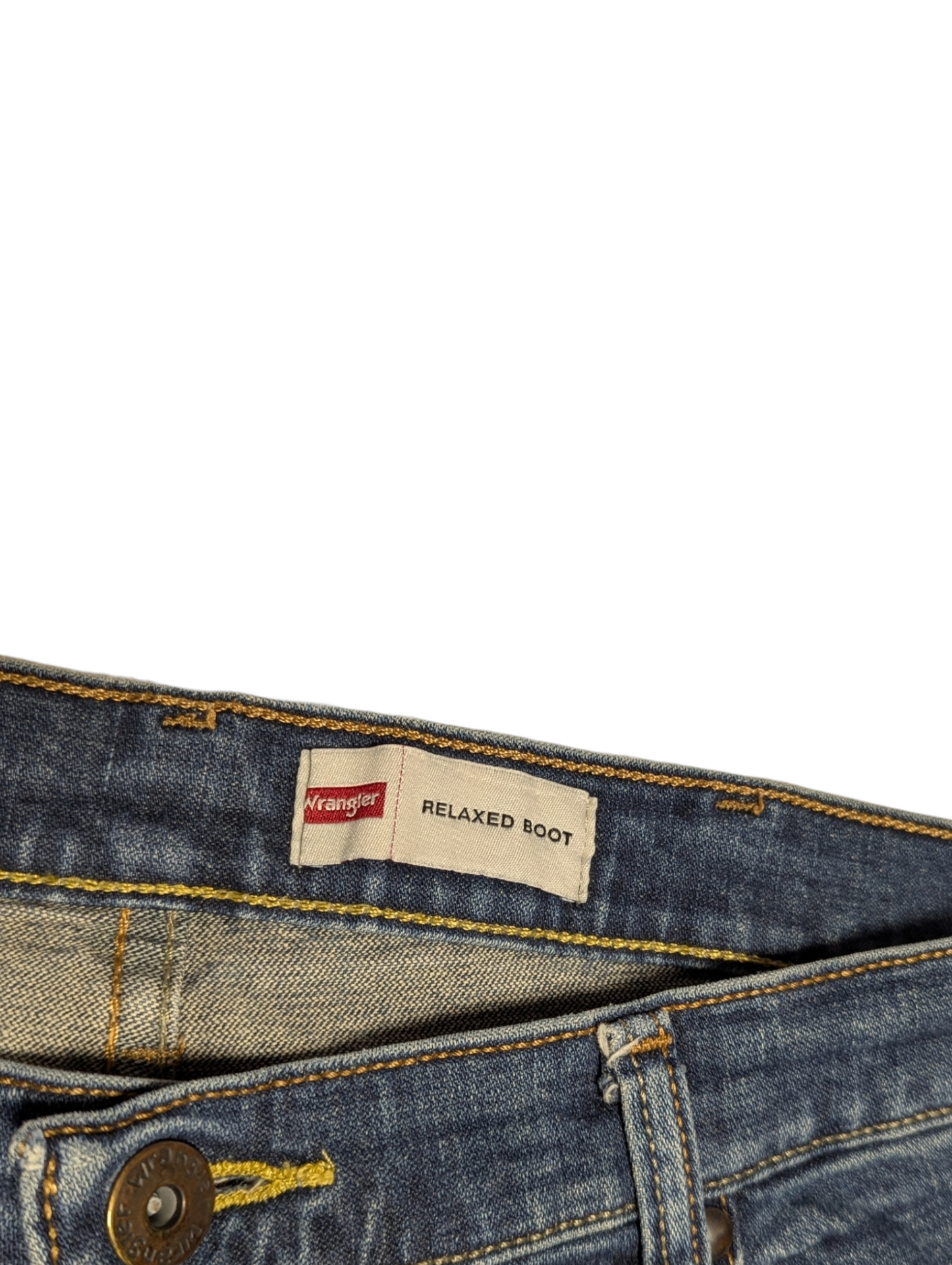 Wrangler Relaxed Bootcut Blue Faded Jeans 38" Waist