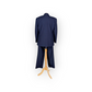 Mens Navy Suit Two Piece Single Breasted suit  'Baumer Ricardo' Wool Mix 48" Chest