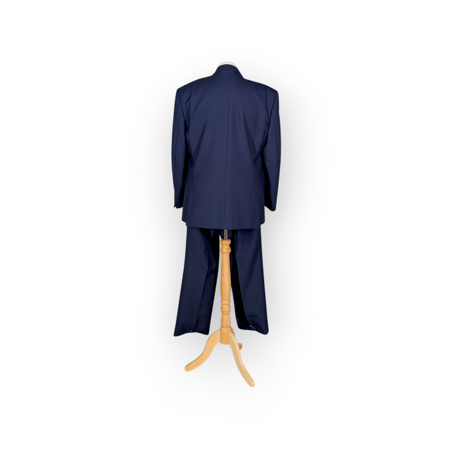 Mens Navy Suit Two Piece Single Breasted suit  'Baumer Ricardo' Wool Mix 48" Chest