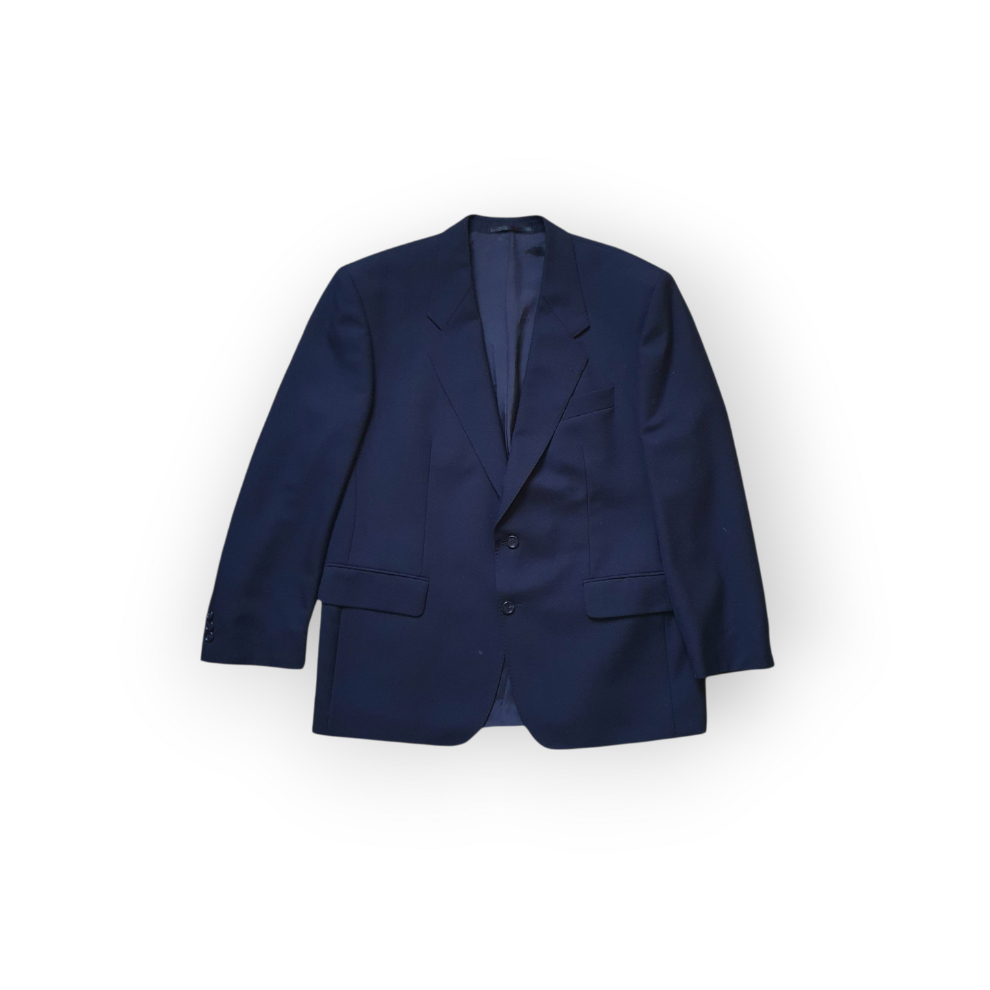 Mens Navy Suit Two Piece Single Breasted suit  'Baumer Ricardo' Wool Mix 48" Chest