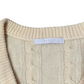 Ahead Preloved Cream Wool Cable Knit Jumper Medium