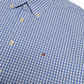 Preloved - Tommy Hilfiger - Blue & White Gingham Shirt - Long Sleeve - Large