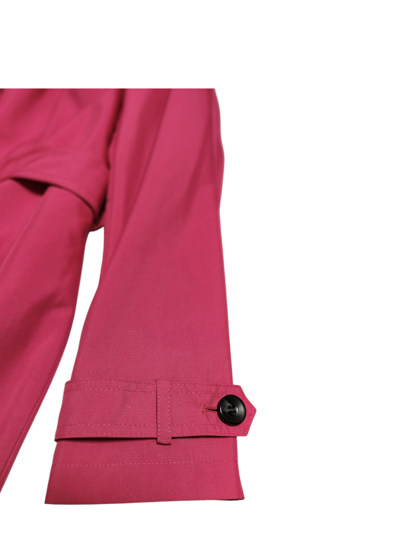 Preloved M&S Hot pink belted trench coat mac UK16