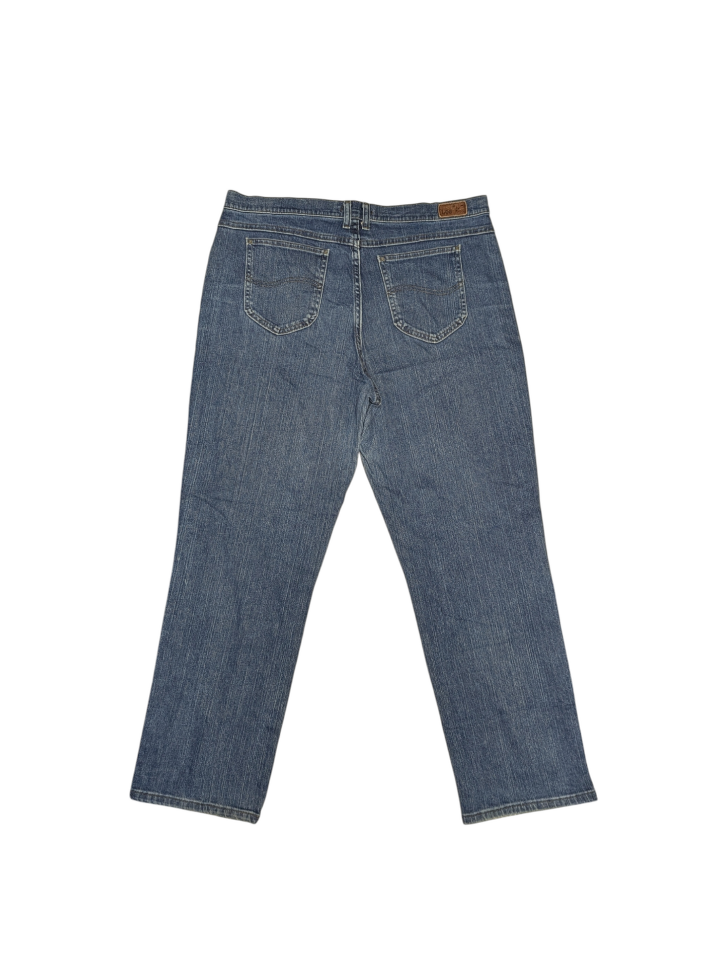 Lee Dirty Blue Faded Straight Leg Loose Fit Jean 40"