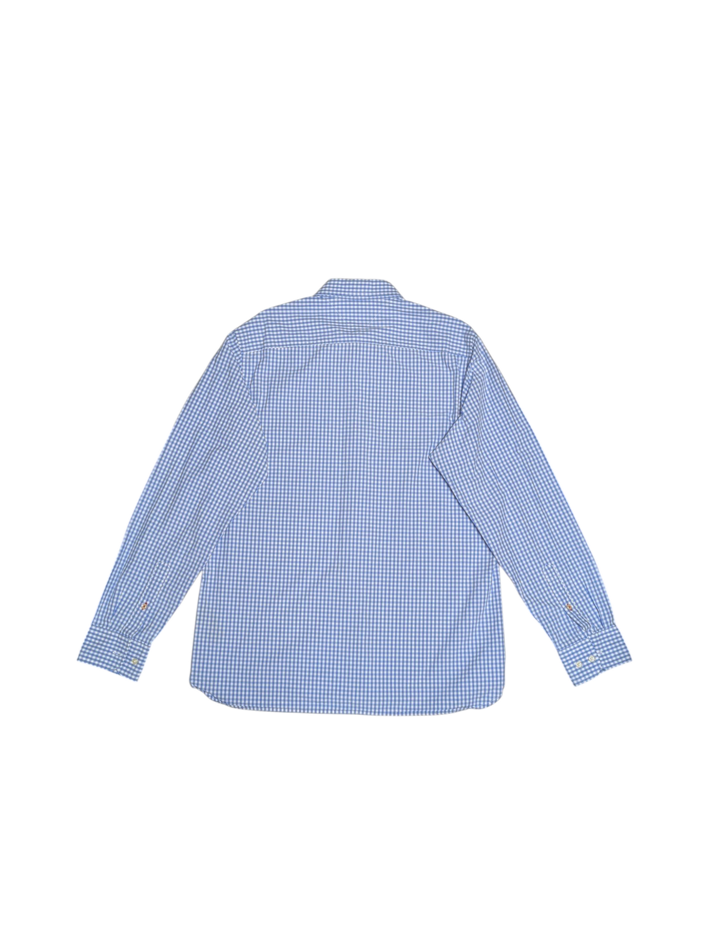 Preloved - Tommy Hilfiger - Blue & White Gingham Shirt - Long Sleeve - Large