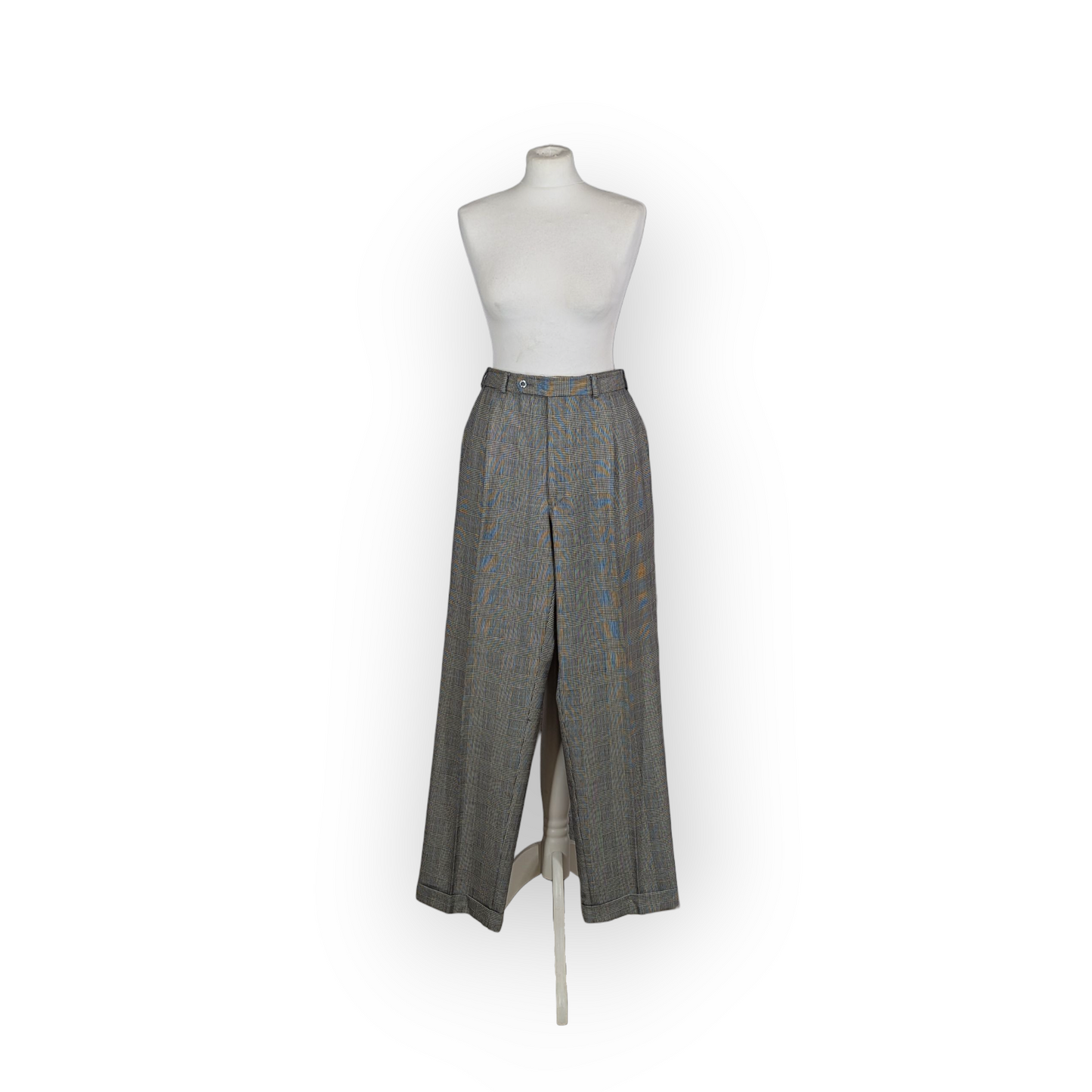 Vintage DAKS Jermyn Street Glen Check Two Piece Suit  48"