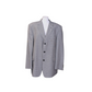 Vintage Black& White Dogtooth Single Breasted Blazer 48" (L/XL)