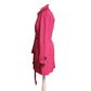Preloved M&S Hot pink belted trench coat mac UK16