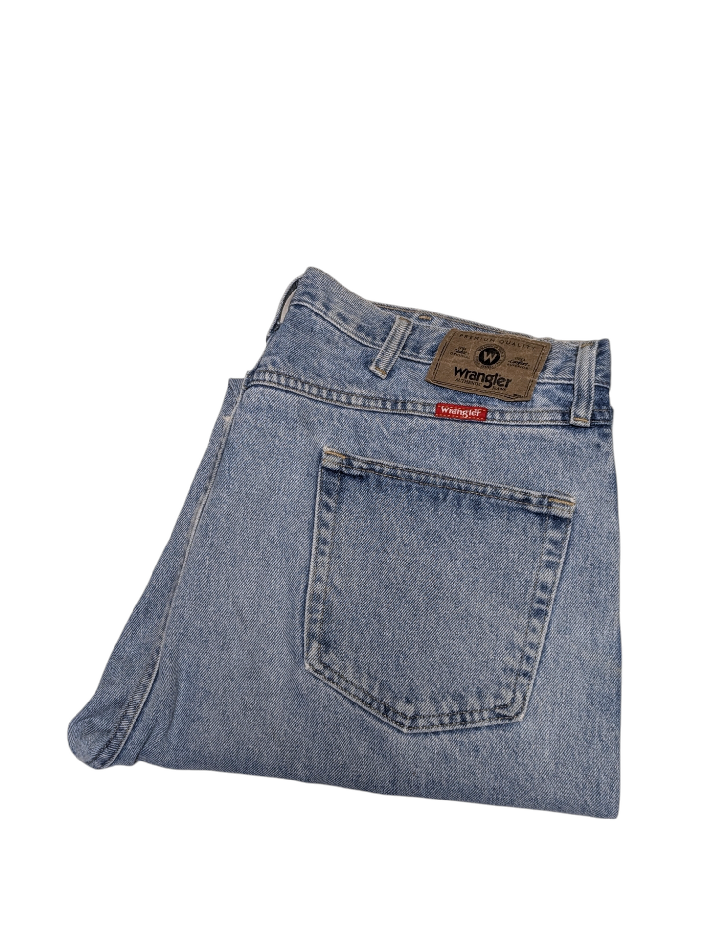 Wrangler Stone Wash Regular Fit Denim Jeans 38" Waist