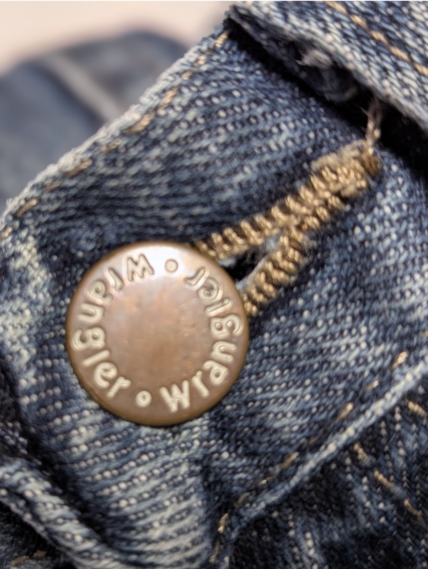 WRANGLER - Dark blue - stone wash -  Regular fit - loose straight leg 32X30