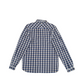 Preloved - FredPerry - Blue & White Gingham Shirt - Long Sleeve - Large