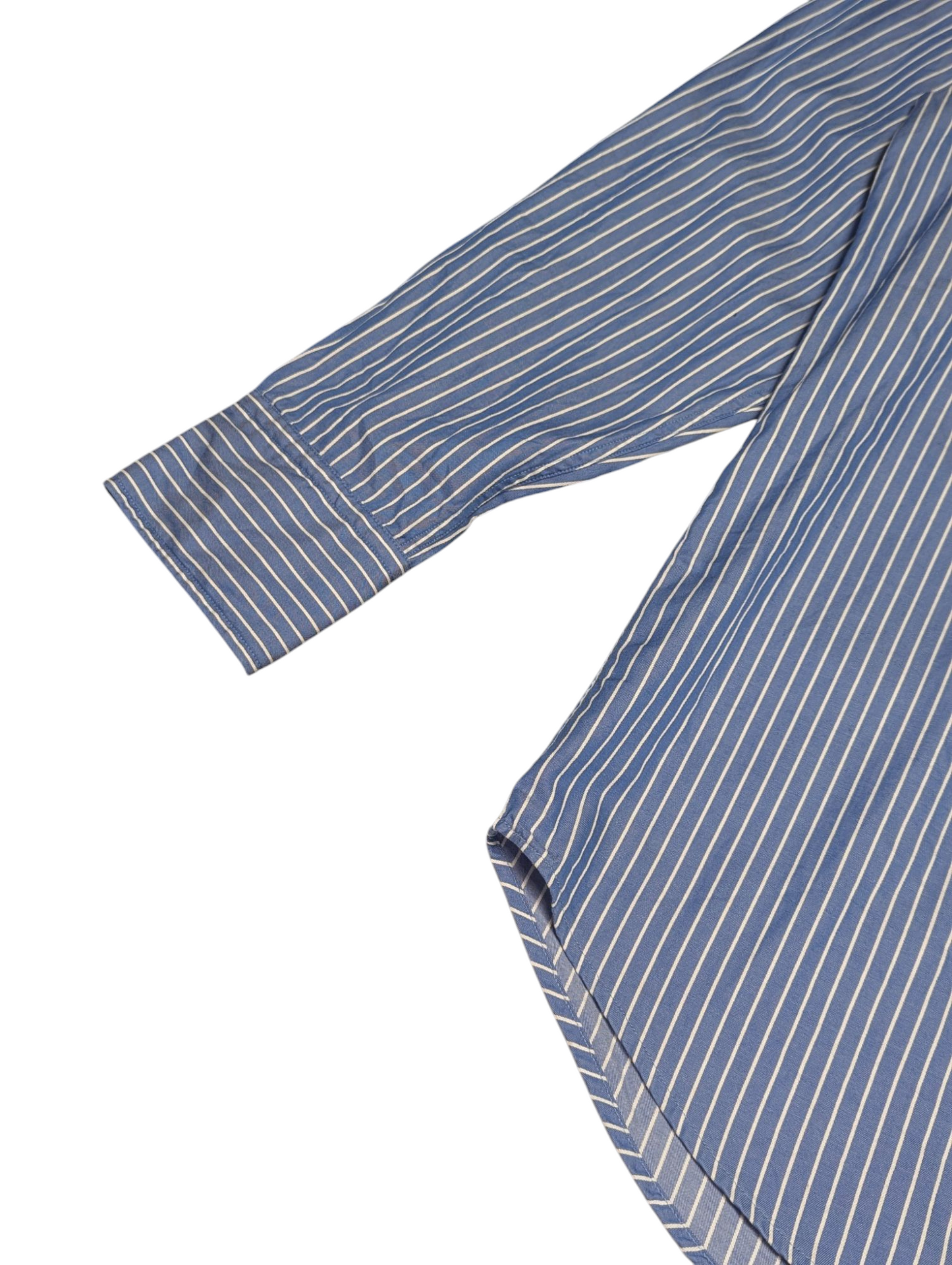 Preloved - Boden - Classic Blue & White Stripe Shirt - 100% cotton - XL