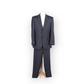 Grey Pinstripe Suit 2 Piece Single Breasted Chest 40" 50% Wool Preloved Brook Taverner Reid & Taylor