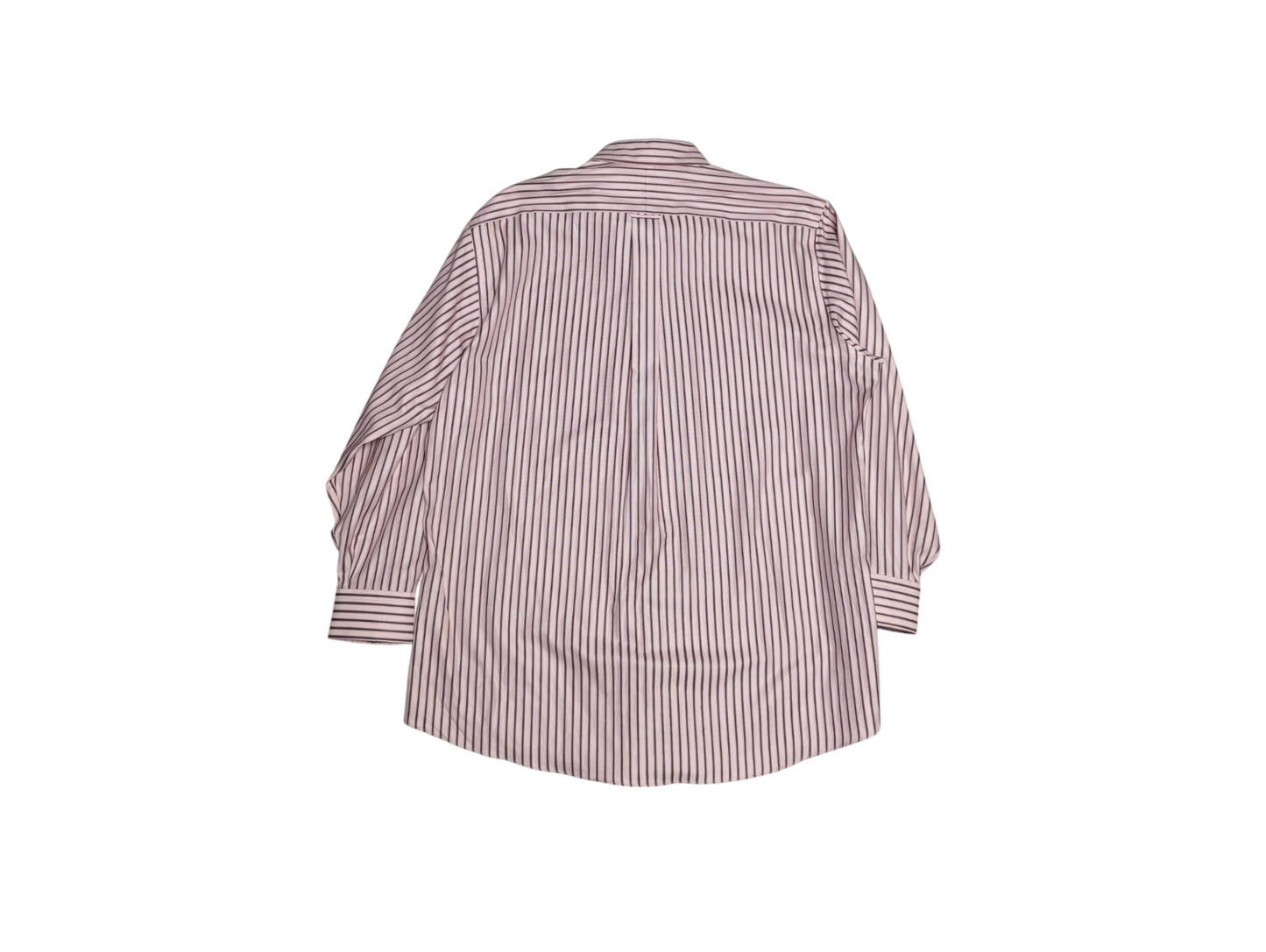 Preloved - Kirkland Signaure - Burgandy & Pink Stripe Shirt - Long Sleeve Shirt - XLarge