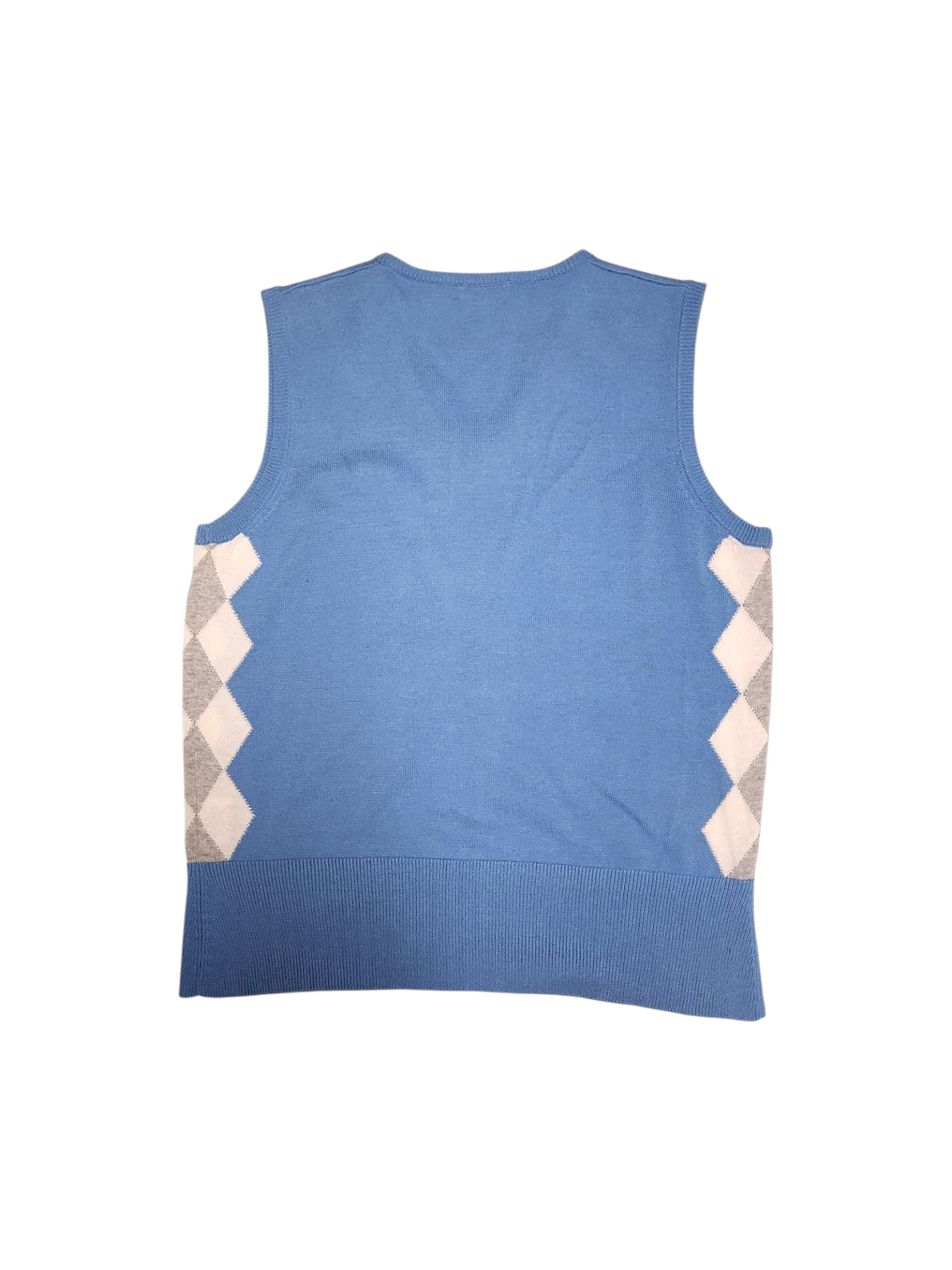 Vintage - Green Lamb - Golf Vest - Blue - V-Neck - Medium