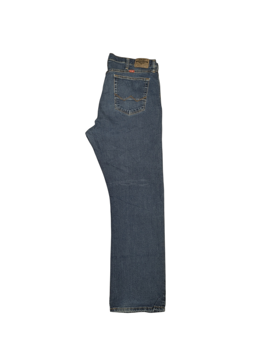 Wrangler Relaxed Bootcut Blue Faded Jeans 38" Waist