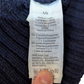 J Crew Preloved Navy Crew Neck Cable Knit Jumper Large