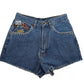 Vintage Zone Zone Bleu HIgh Waistes Denim Shorts