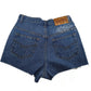 Vintage Zone Zone Bleu HIgh Waistes Denim Shorts