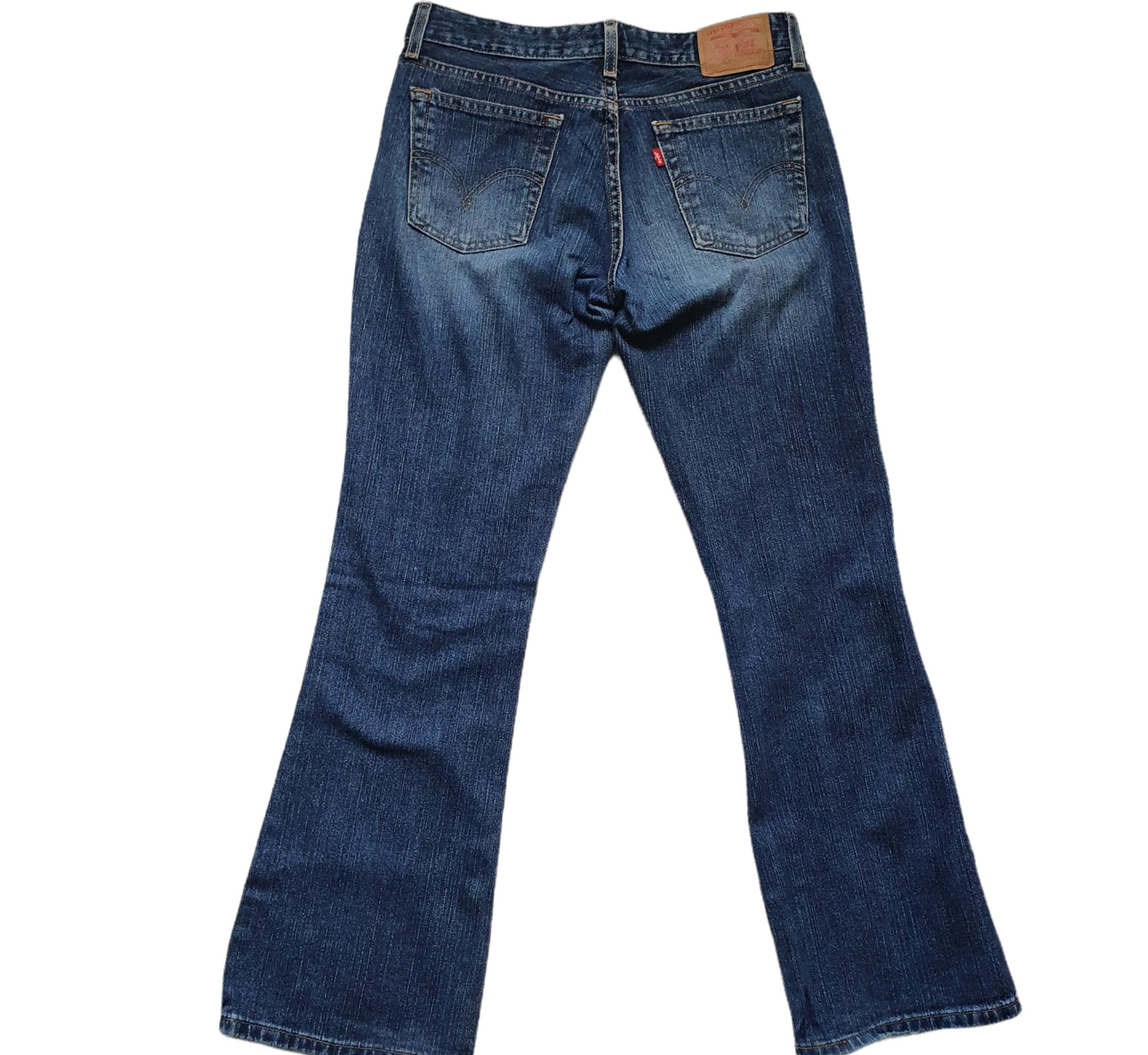 Levis 518  Preloved  Stone Wash Super Low Cut Denim Jeans W30