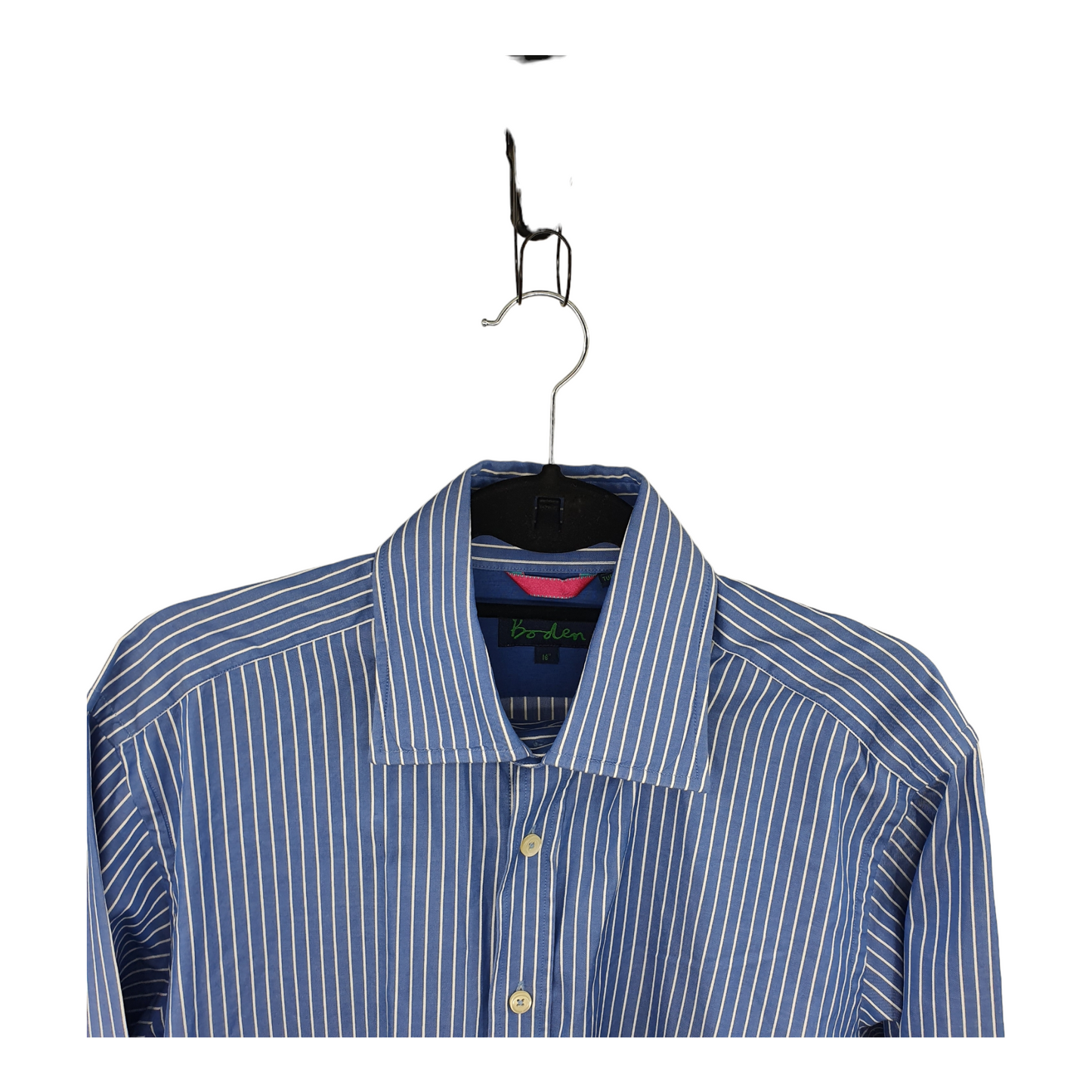 Preloved - Boden - Classic Blue & White Stripe Shirt - 100% cotton - XL