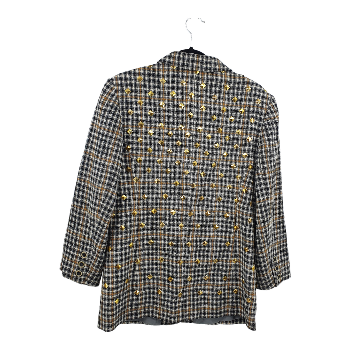 Re-Fashioned Country Studded Check Blazer 40"