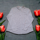 Vintage Blouse Orange Grey Print 60s 70s Style UK20 M&S 'Classic'